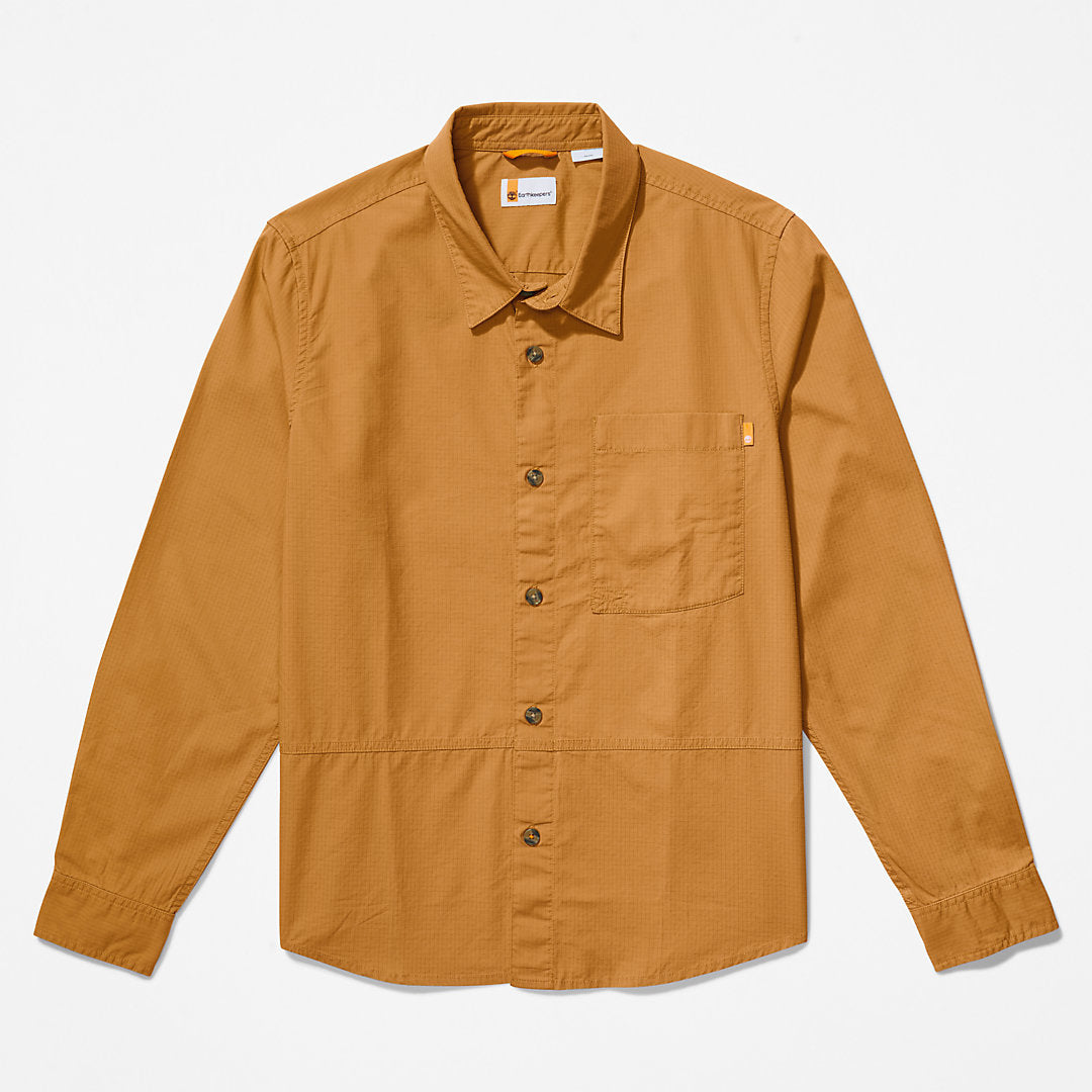 Timberland Mens Outdoor Heritage EK+ Overshirt for Men in Brown