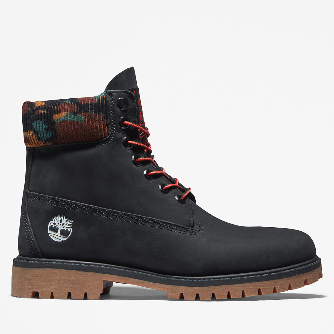 Timberland Mens Timberland® Heritage 6 Inch Winter Boot for Men in Black/Camo