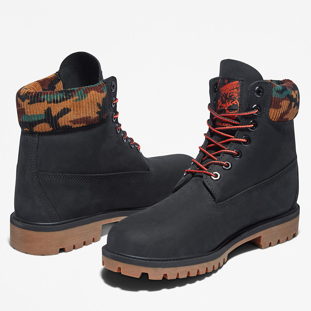 Timberland Mens Timberland® Heritage 6 Inch Winter Boot for Men in Black/Camo