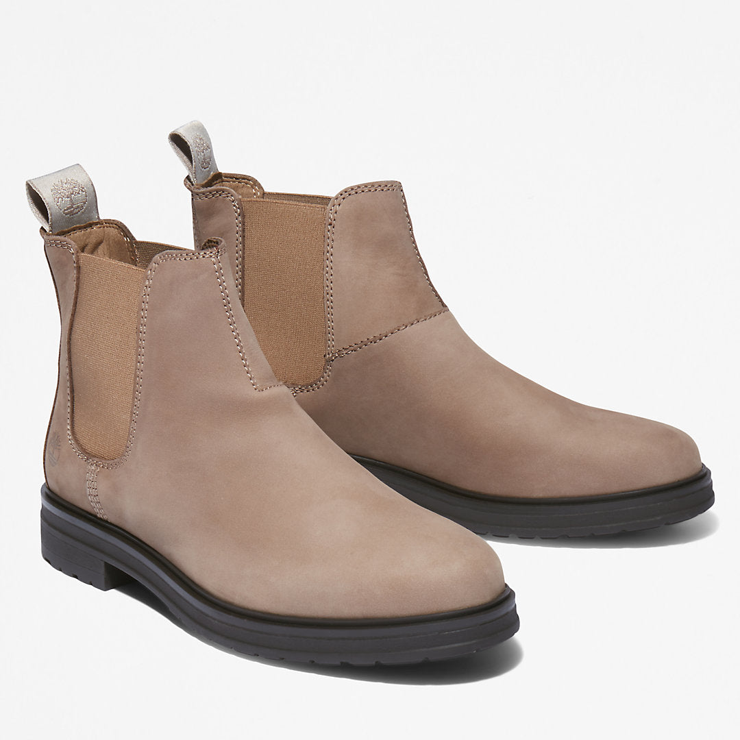 Timberland Womens Hannover Hill Chelsea Boot for Women in Beige or Grey