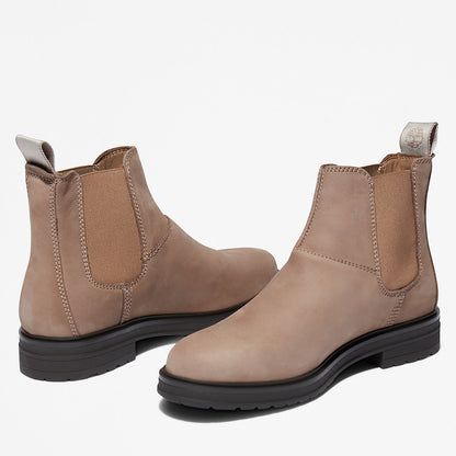 Timberland Womens Hannover Hill Chelsea Boot for Women in Beige or Grey