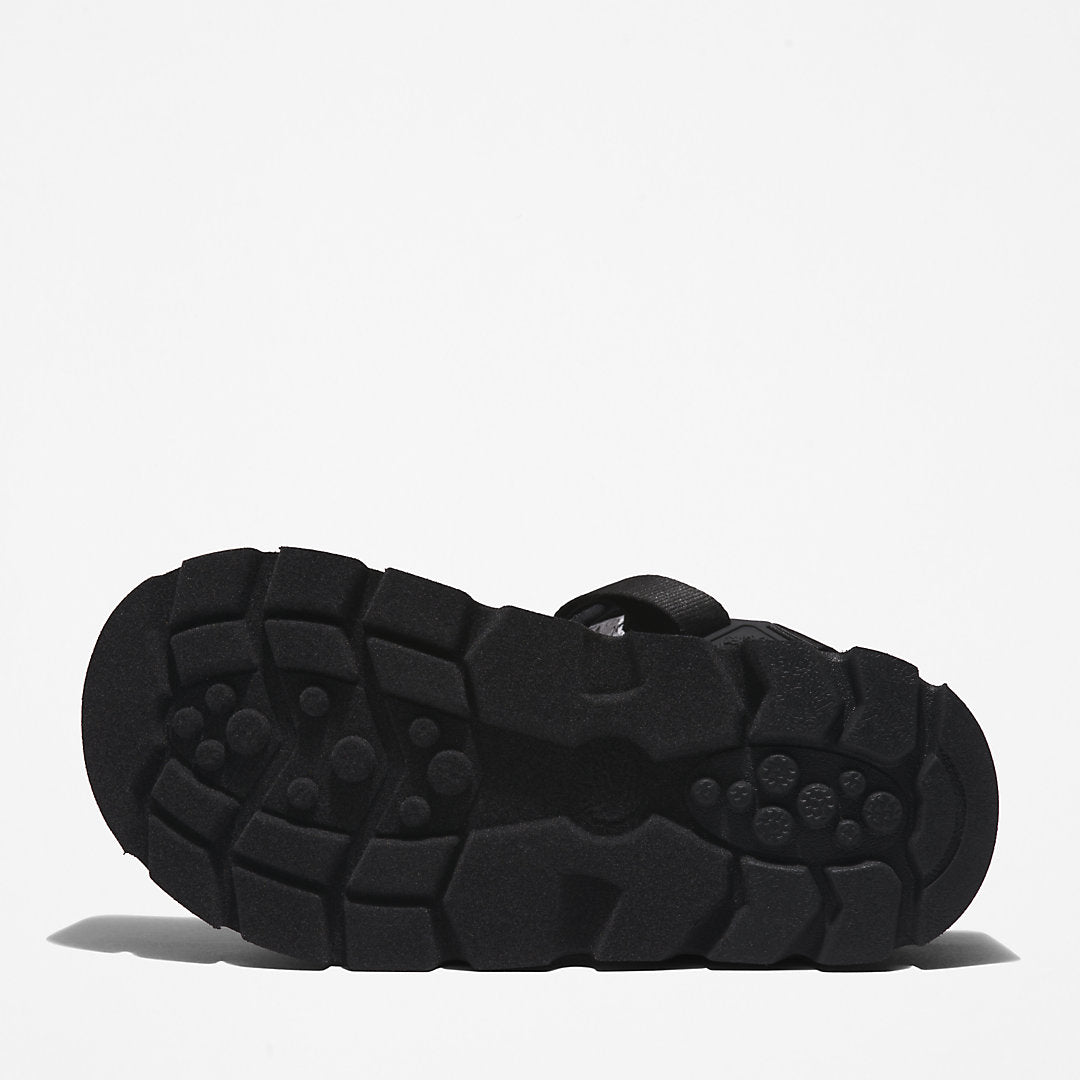 Timberland Womens Euro Swift Ankle-Strap Sandal for Women in Black