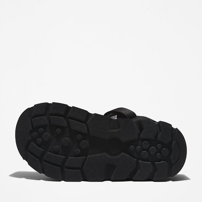 Timberland Womens Euro Swift Ankle-Strap Sandal for Women in Black