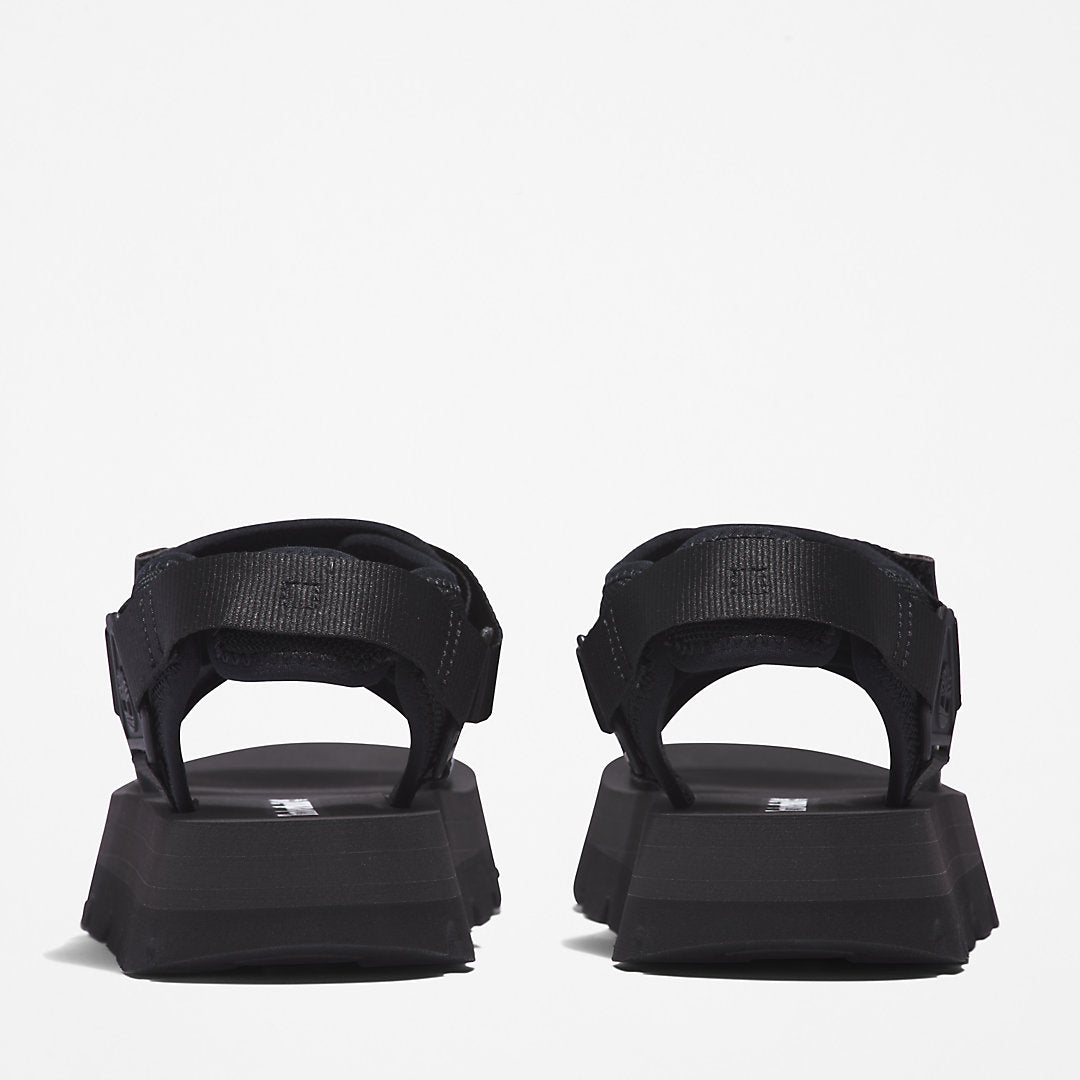 Timberland Womens Euro Swift Ankle-Strap Sandal for Women in Black
