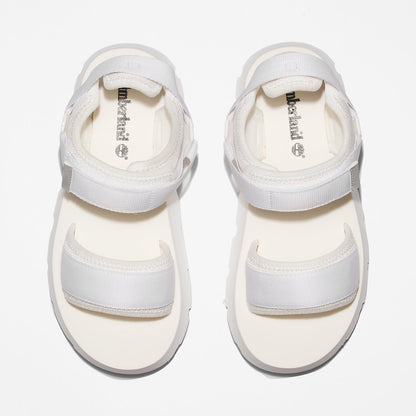 Timberland Womens Euro Swift Ankle-Strap Sandal for Women in White