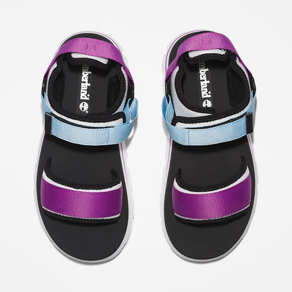 Timberland Womens Euro Swift Ankle-Strap Sandal for Women in Purple