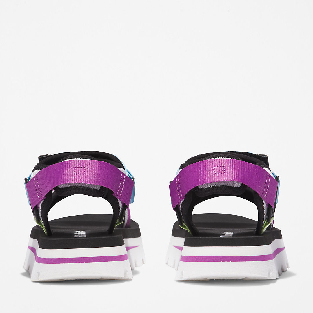 Timberland Womens Euro Swift Ankle-Strap Sandal for Women in Purple