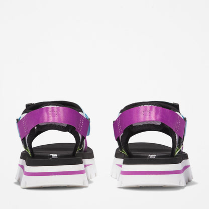 Timberland Womens Euro Swift Ankle-Strap Sandal for Women in Purple