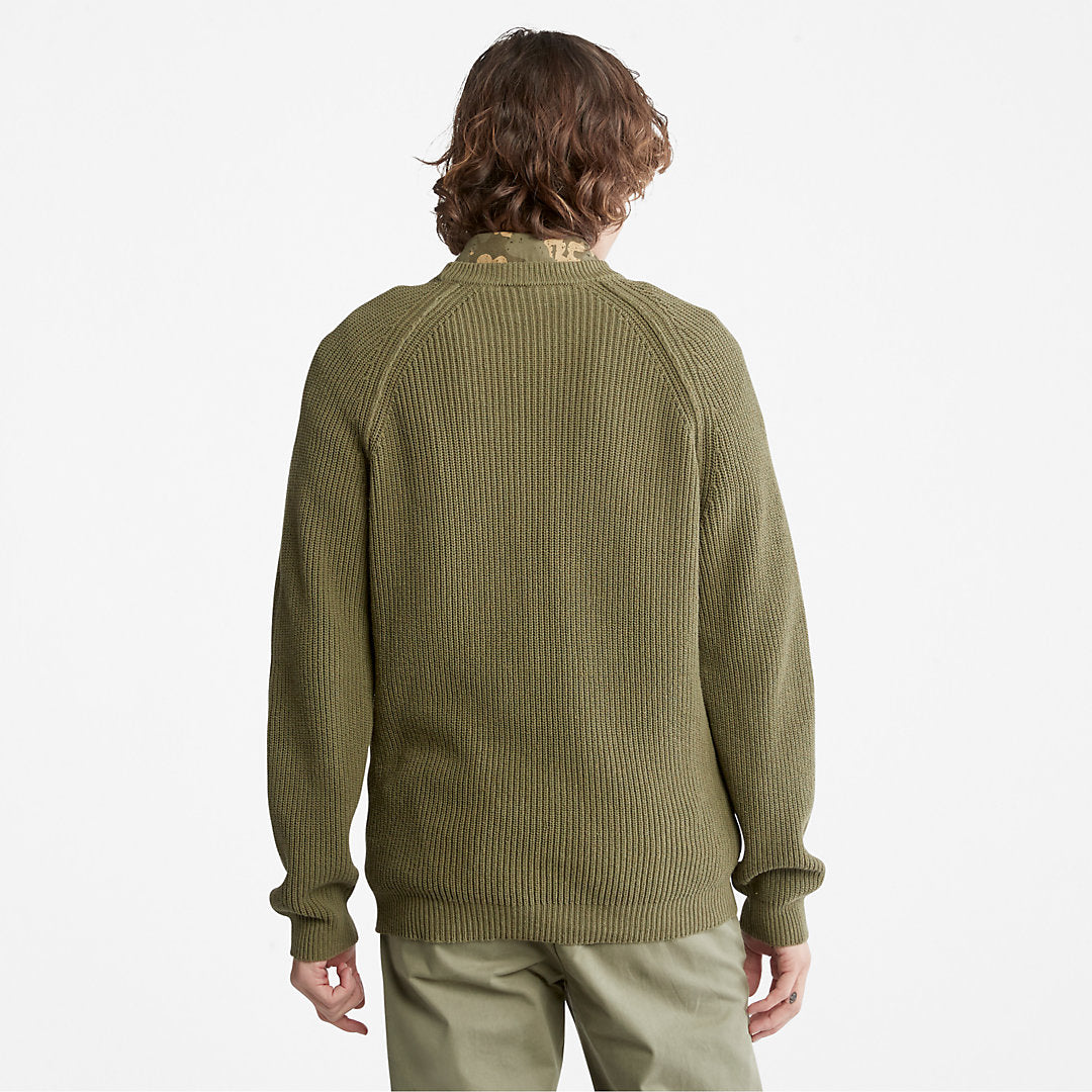 Timberland Mens Outdoor Heritage EK+ Sweater for Men in Dark Green