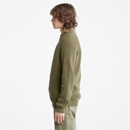 Timberland Mens Outdoor Heritage EK+ Sweater for Men in Dark Green
