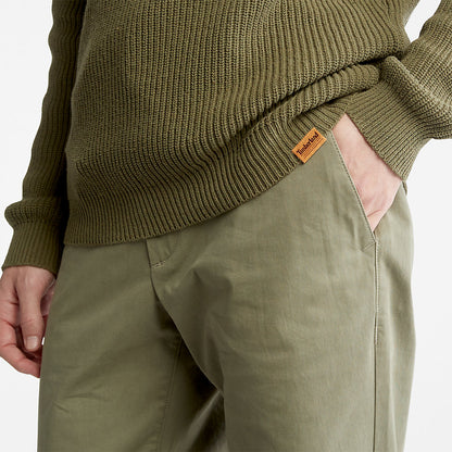 Timberland Mens Outdoor Heritage EK+ Sweater for Men in Dark Green