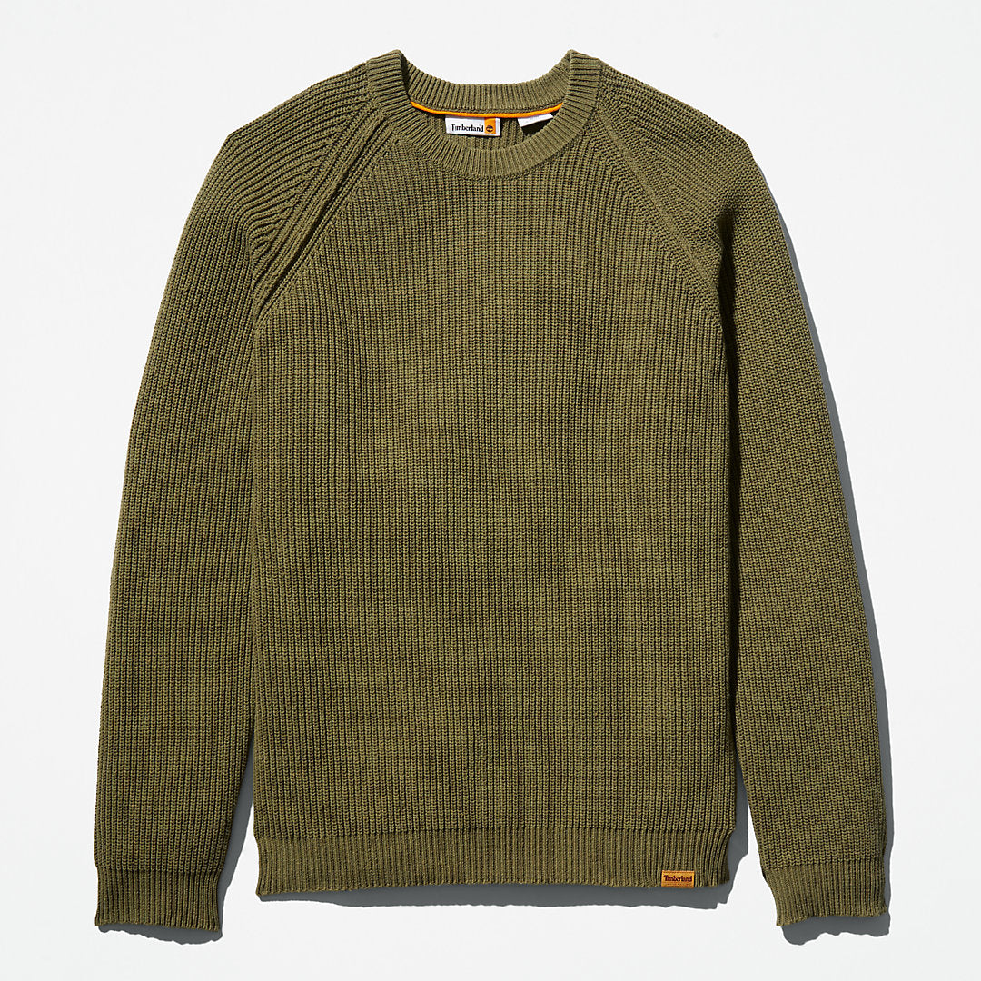 Timberland Mens Outdoor Heritage EK+ Sweater for Men in Dark Green