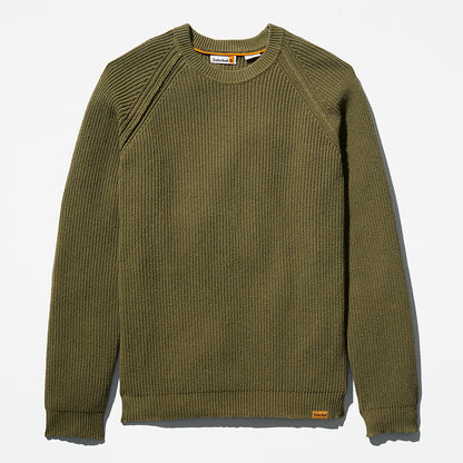 Timberland Mens Outdoor Heritage EK+ Sweater for Men in Dark Green