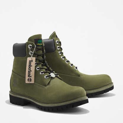 Timberland Mens Timberland® Premium 6 Inch Boot for Men in Dark Green