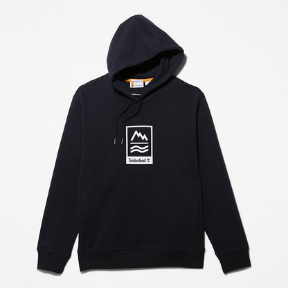 Timberland Mens Mountains-to-Rivers Hoodie for Men in Navy