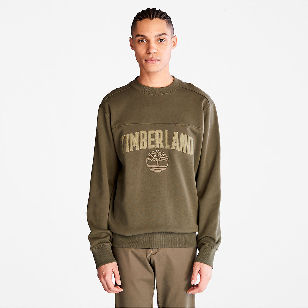 Timberland Mens Outdoor Heritage EK+ Sweatshirt for Men in Dark Green