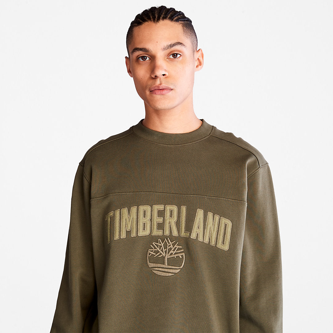 Timberland Mens Outdoor Heritage EK+ Sweatshirt for Men in Dark Green