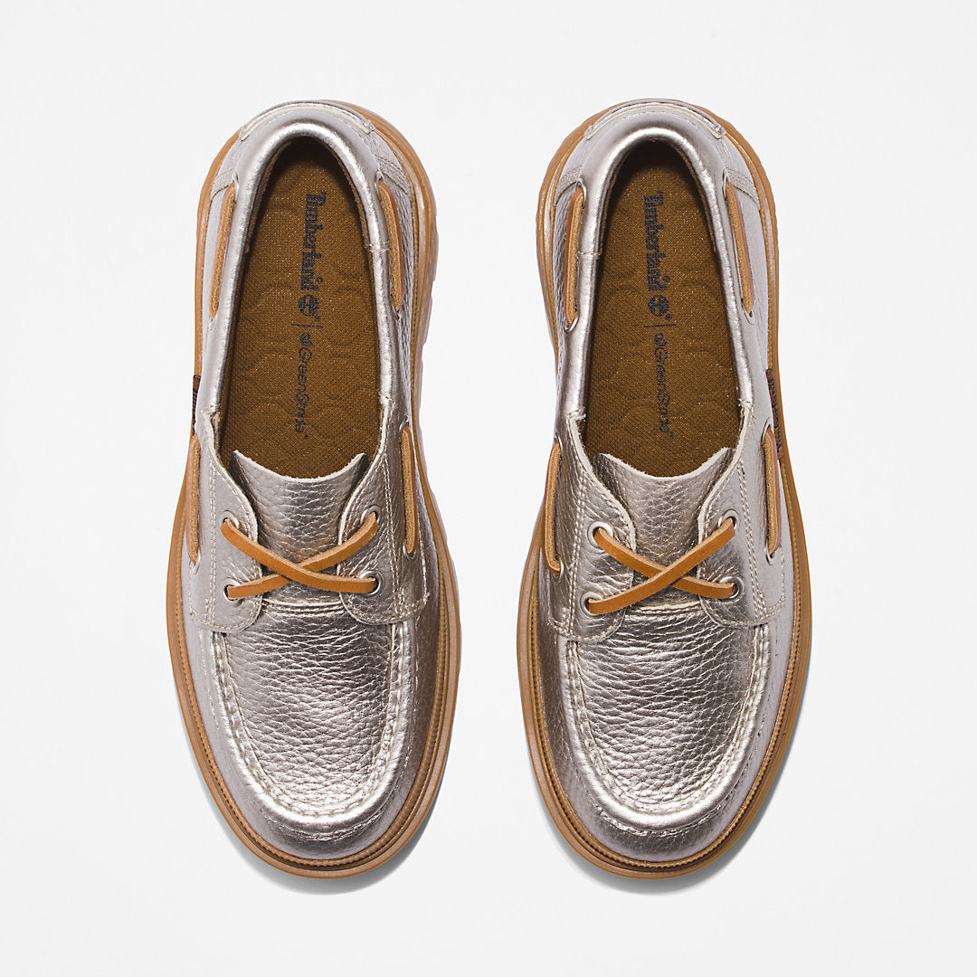 Timberland Womens GreenStride™ Ray City Boat Shoe for Women in Silver