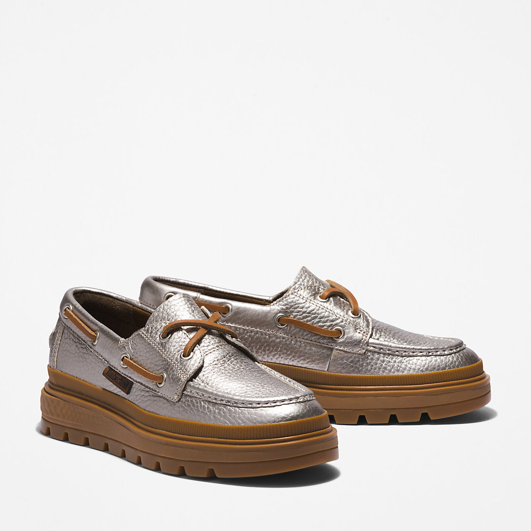 Timberland Womens GreenStride™ Ray City Boat Shoe for Women in Silver