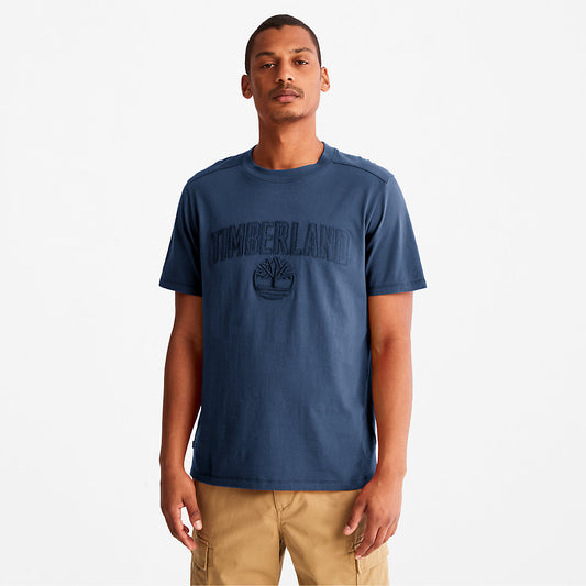 Timberland Mens Outdoor Heritage EK+ Graphic T-Shirt for Men in Blue