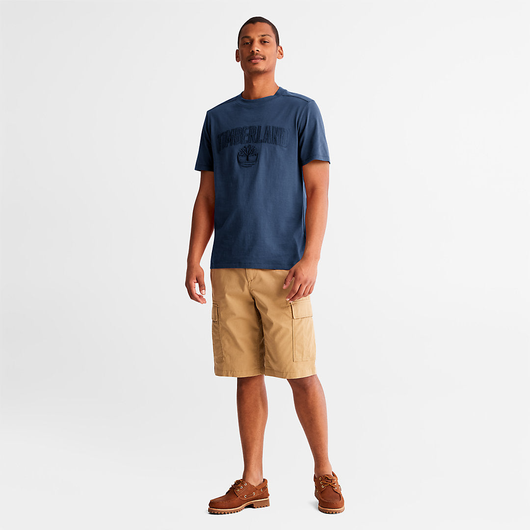 Timberland Mens Outdoor Heritage EK+ Graphic T-Shirt for Men in Blue