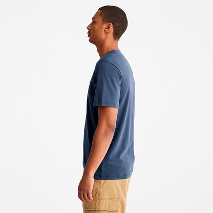 Timberland Mens Outdoor Heritage EK+ Graphic T-Shirt for Men in Blue