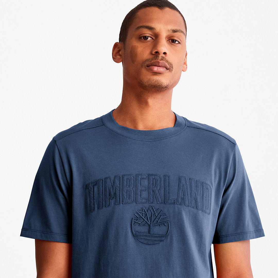 Timberland Mens Outdoor Heritage EK+ Graphic T-Shirt for Men in Blue