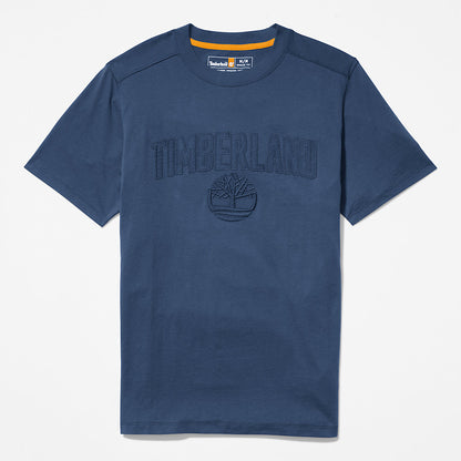 Timberland Mens Outdoor Heritage EK+ Graphic T-Shirt for Men in Blue