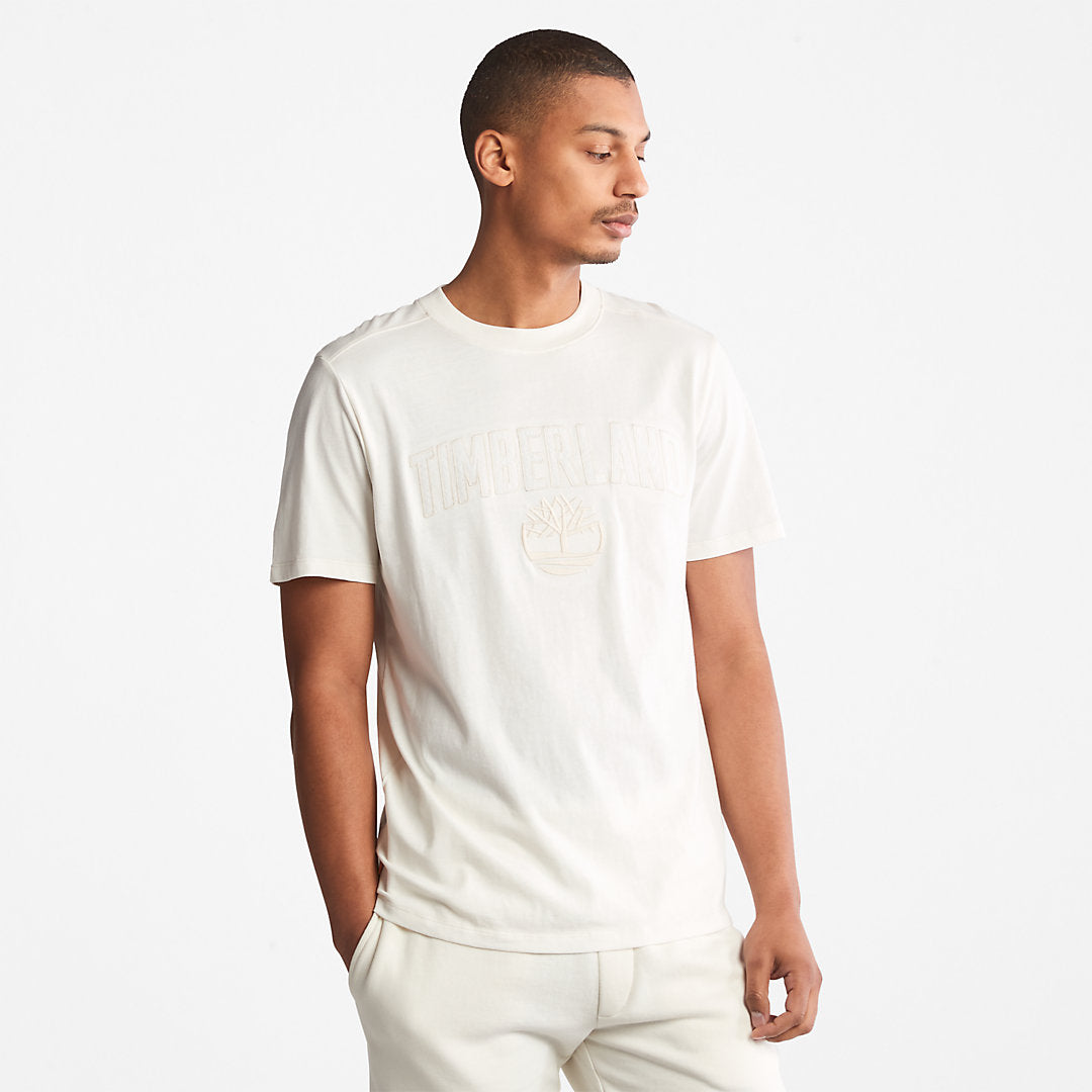 Timberland Mens Outdoor Heritage EK+ Graphic T-Shirt for Men in White