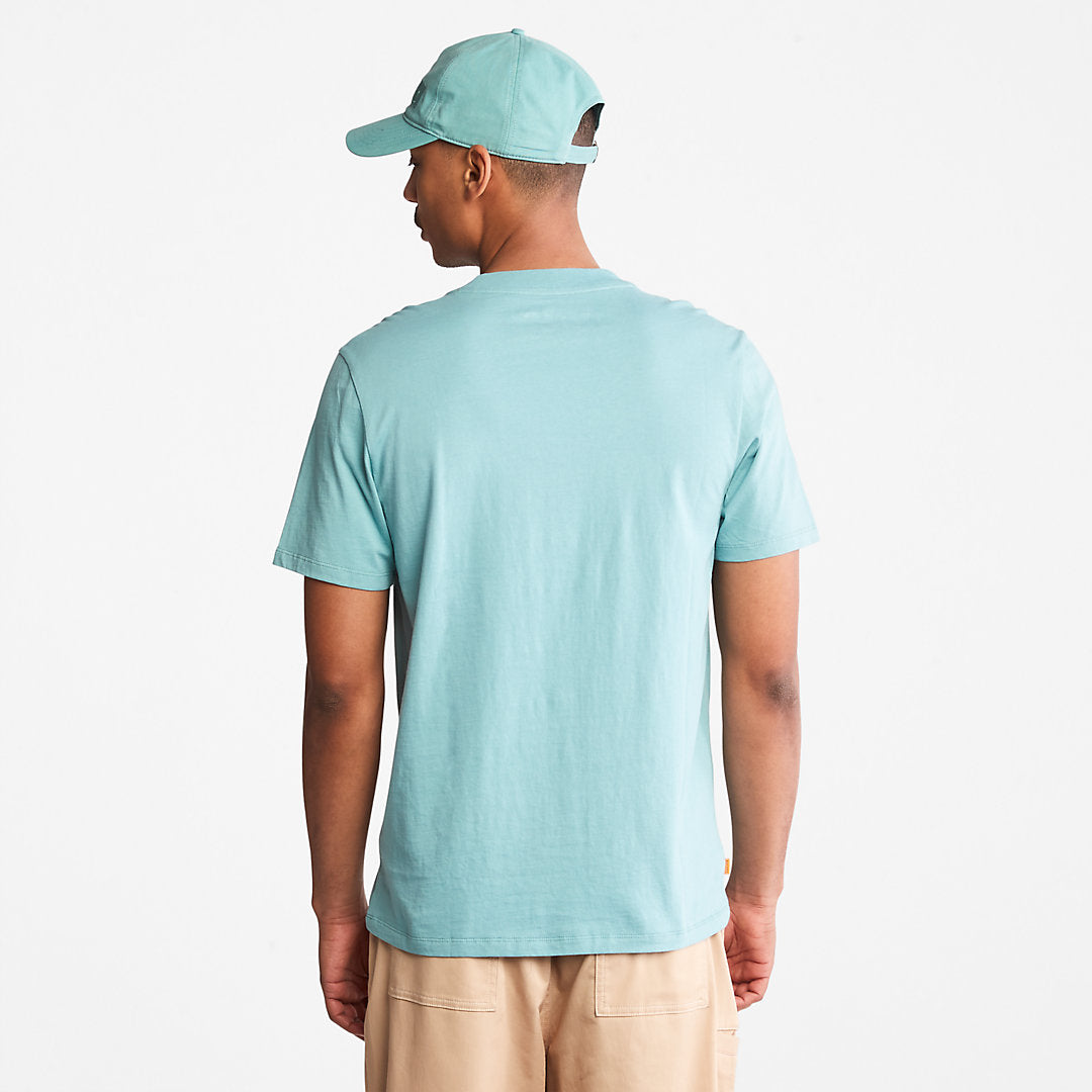 Timberland Mens Outdoor Heritage EK+ Graphic T-Shirt for Men in Green