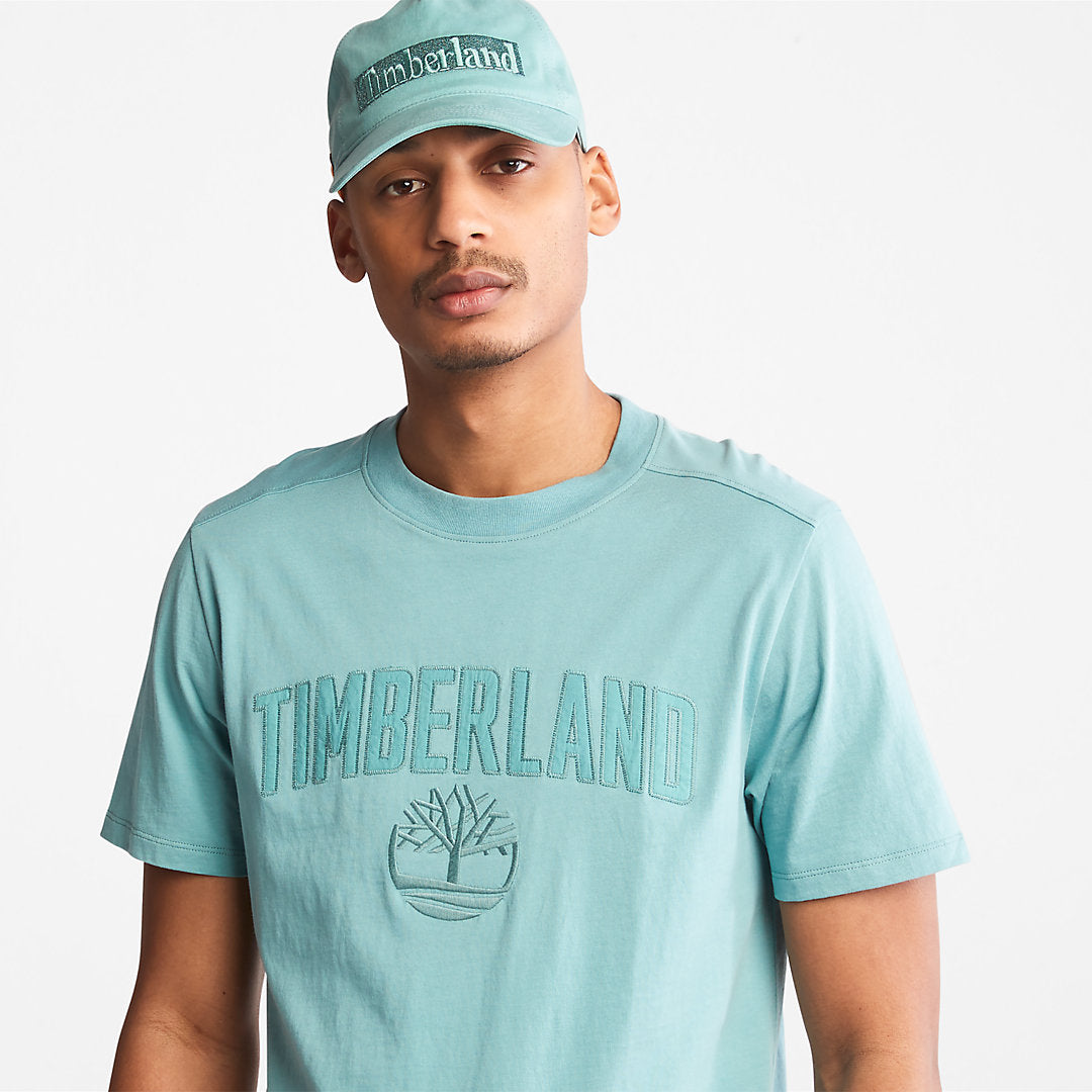 Timberland Mens Outdoor Heritage EK+ Graphic T-Shirt for Men in Green