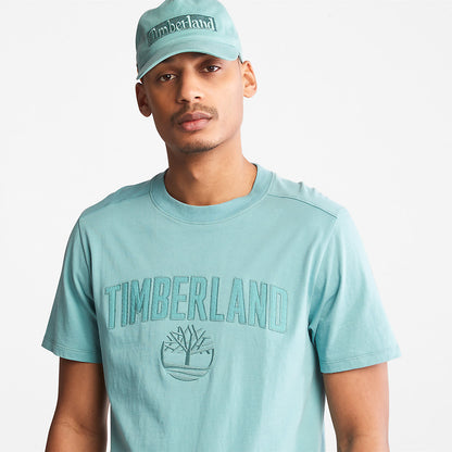 Timberland Mens Outdoor Heritage EK+ Graphic T-Shirt for Men in Green