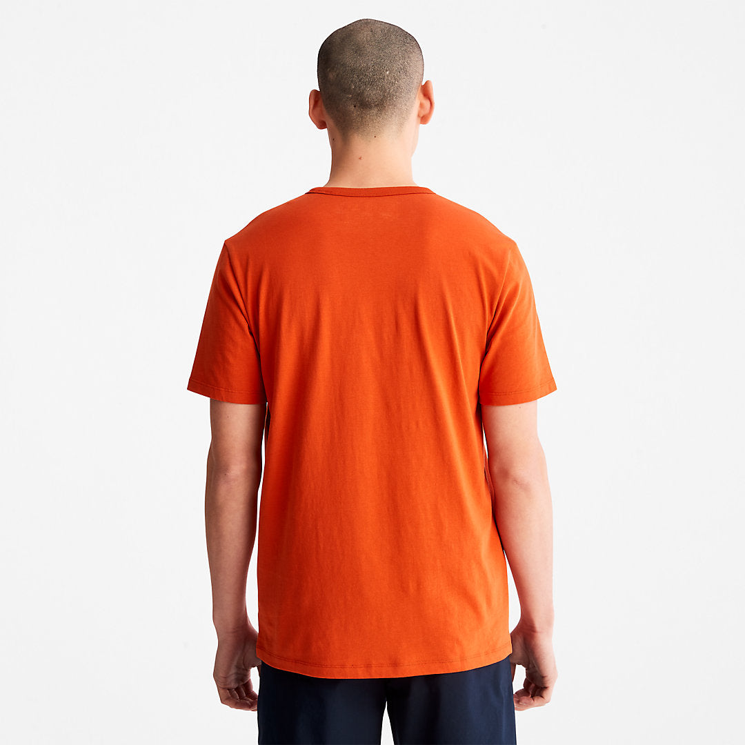 Timberland Mens Mountains-to-Rivers T-Shirt for Men in Orange