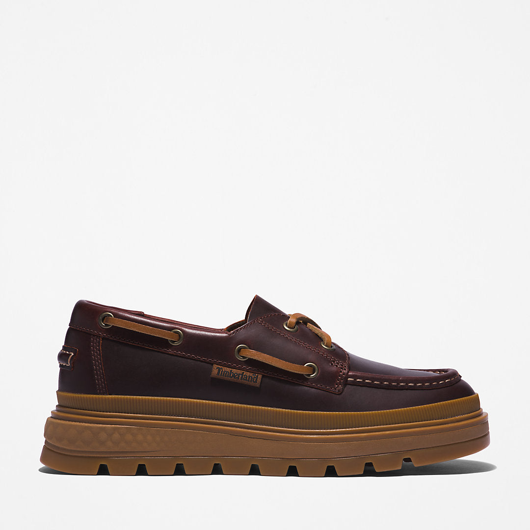 Timberland Womens GreenStride™ Ray City EK+ Boat Shoe for Women in Burgundy