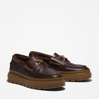 Timberland Womens GreenStride™ Ray City EK+ Boat Shoe for Women in Burgundy