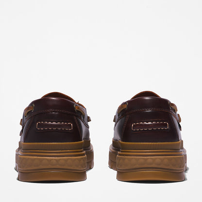 Timberland Womens GreenStride™ Ray City EK+ Boat Shoe for Women in Burgundy