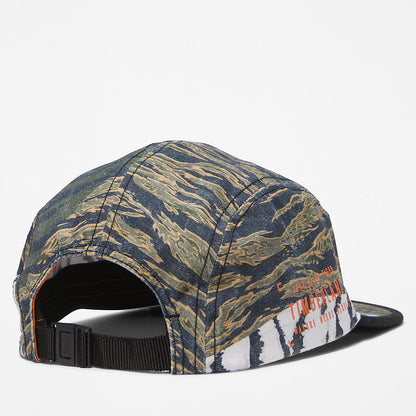 Timberland Mens Year of the Tiger Spring Grove Admiral Cap for Men in Black