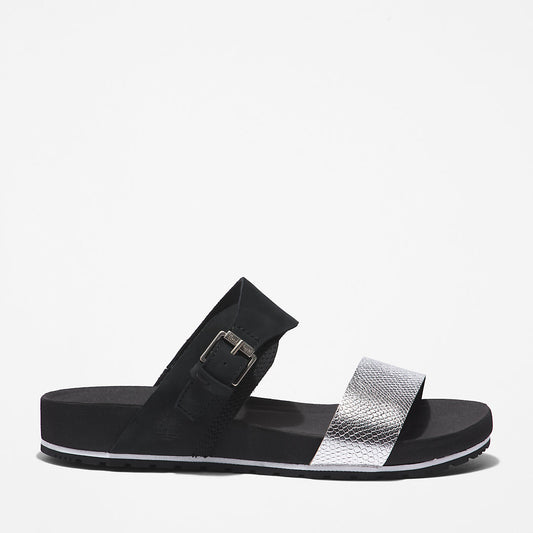 Timberland Womens Malibu Waves Slide Sandal for Women in Black