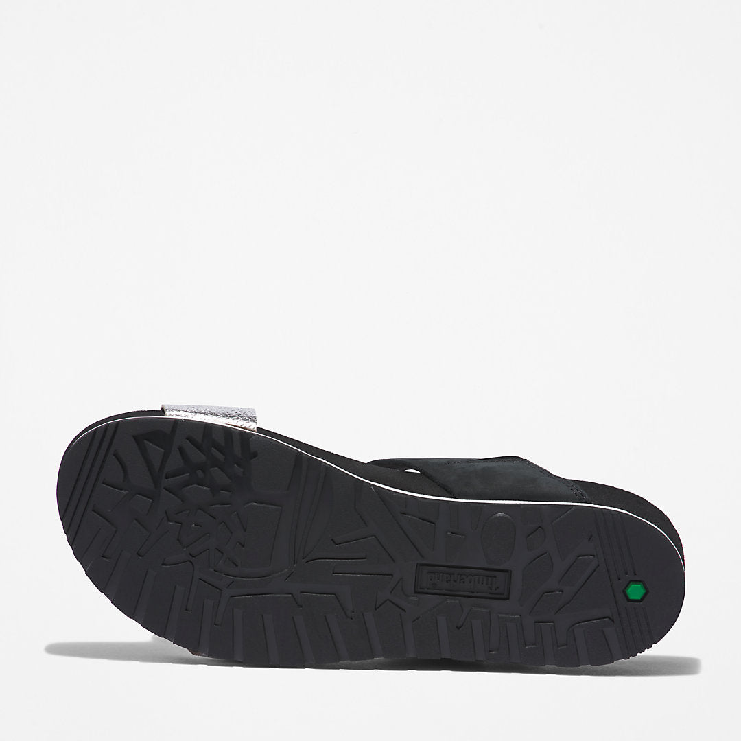Timberland Womens Malibu Waves Slide Sandal for Women in Black