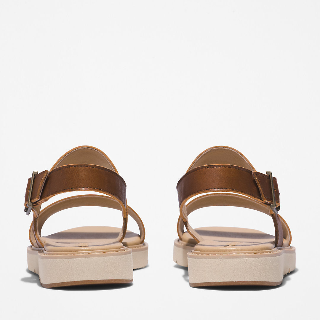Timberland Womens Malibu Waves Slide Sandal for Women in Beige