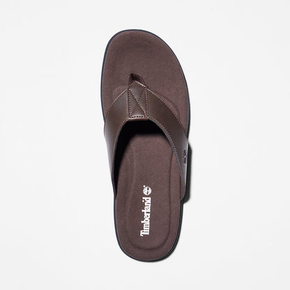Timberland Mens Kesler Cove Toe-bar Sandal for Men in Dark Brown