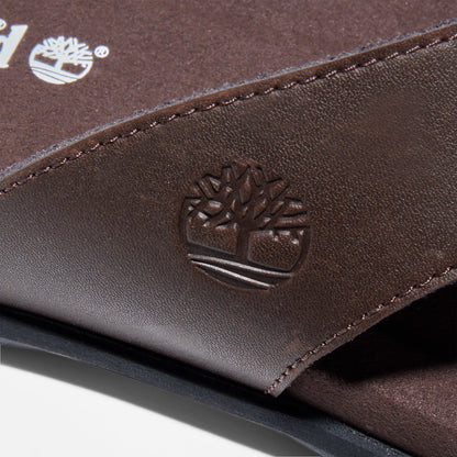 Timberland Mens Kesler Cove Toe-bar Sandal for Men in Dark Brown