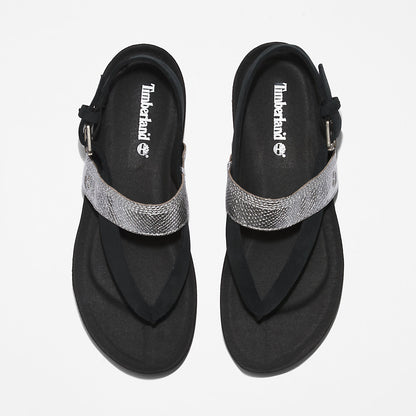 Timberland Womens Malibu Beach Flip-Flop Sandal for Women in Black