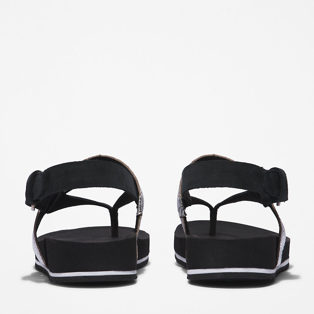 Timberland Womens Malibu Beach Flip-Flop Sandal for Women in Black