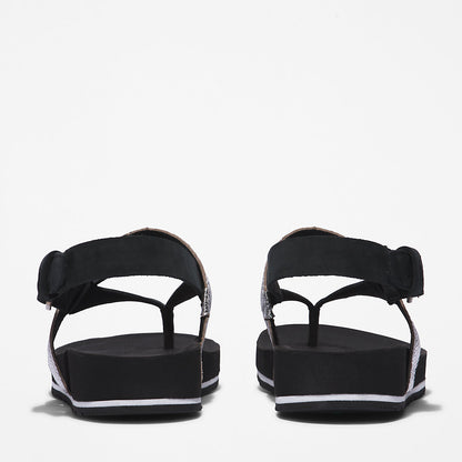 Timberland Womens Malibu Beach Flip-Flop Sandal for Women in Black