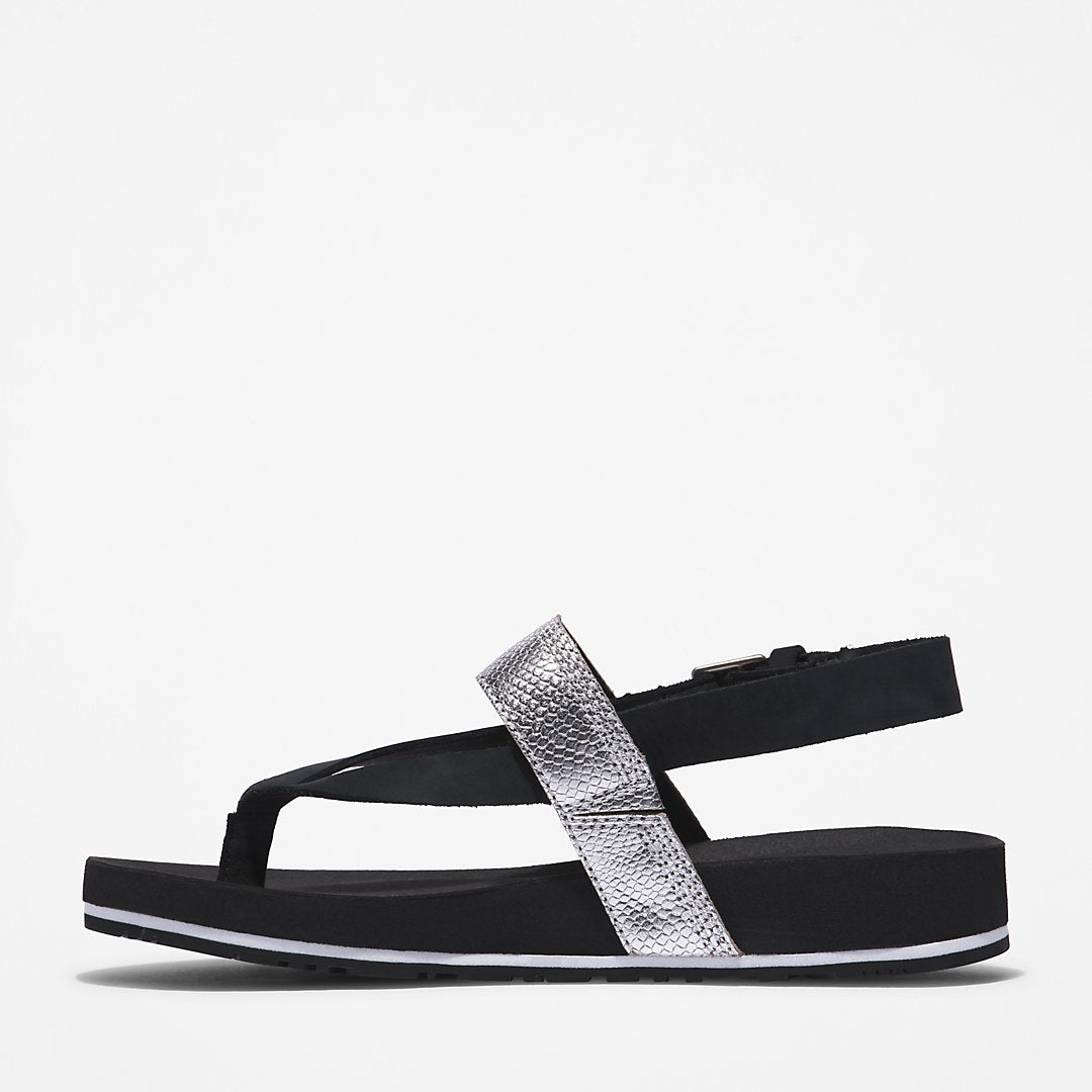 Timberland Womens Malibu Beach Flip-Flop Sandal for Women in Black