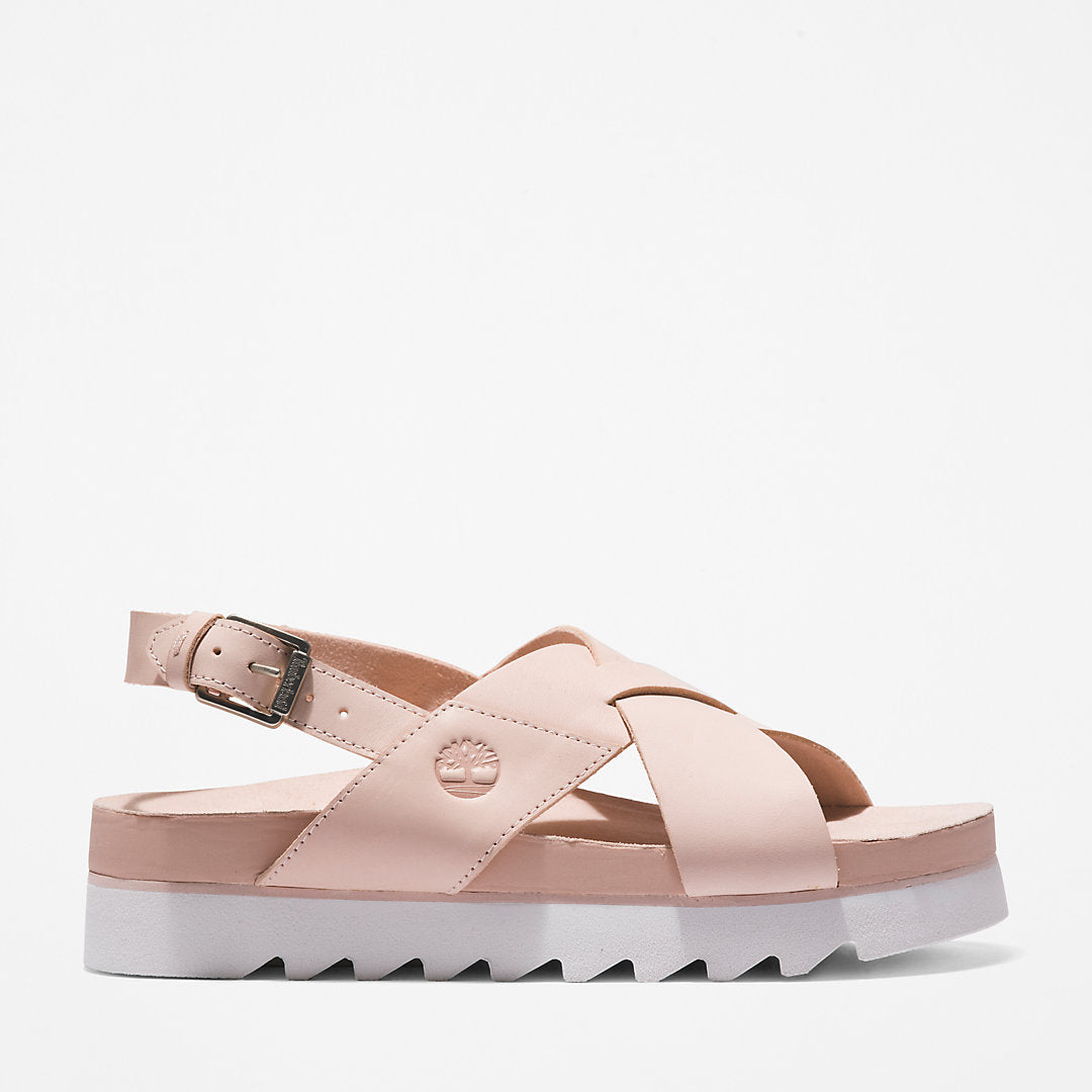 Timberland Womens Santa Monica Sunrise Sandal for Women in Light Pink