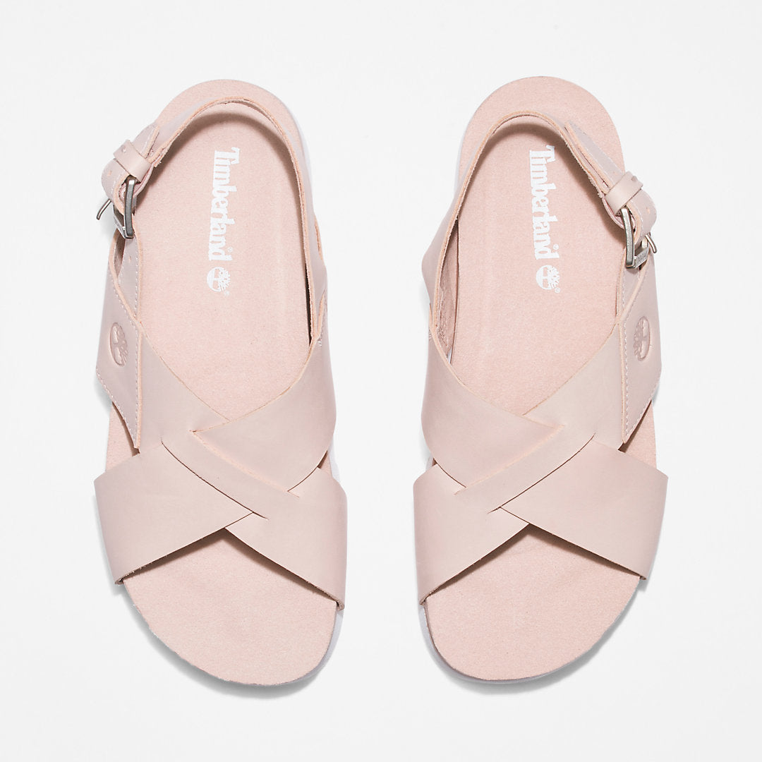 Timberland Womens Santa Monica Sunrise Sandal for Women in Light Pink