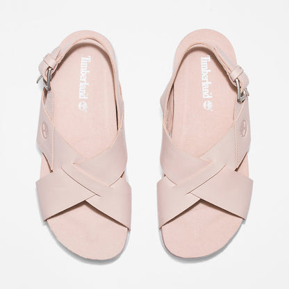 Timberland Womens Santa Monica Sunrise Sandal for Women in Light Pink