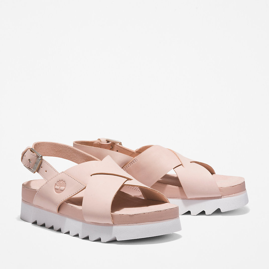 Timberland Womens Santa Monica Sunrise Sandal for Women in Light Pink